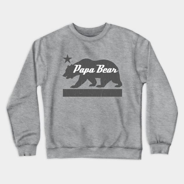 California Bear Family (PAPA Bear) Crewneck Sweatshirt by robotface